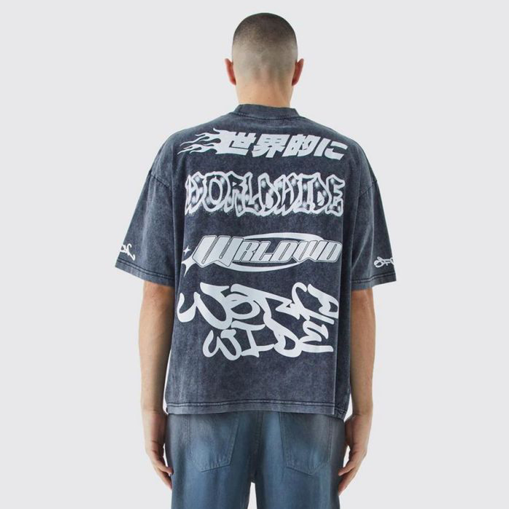 The Slate Cipher Acid-Wash Tee