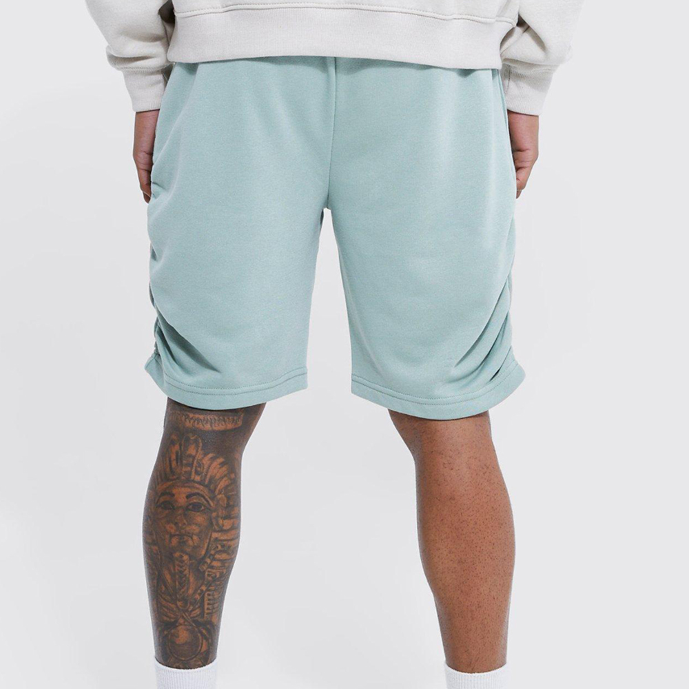 Sage Ruched Side-Seam Shorts