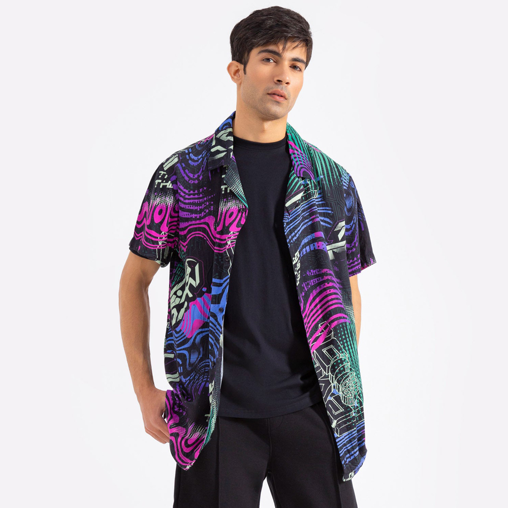 The “Cyber Wave” Resort Shirt
