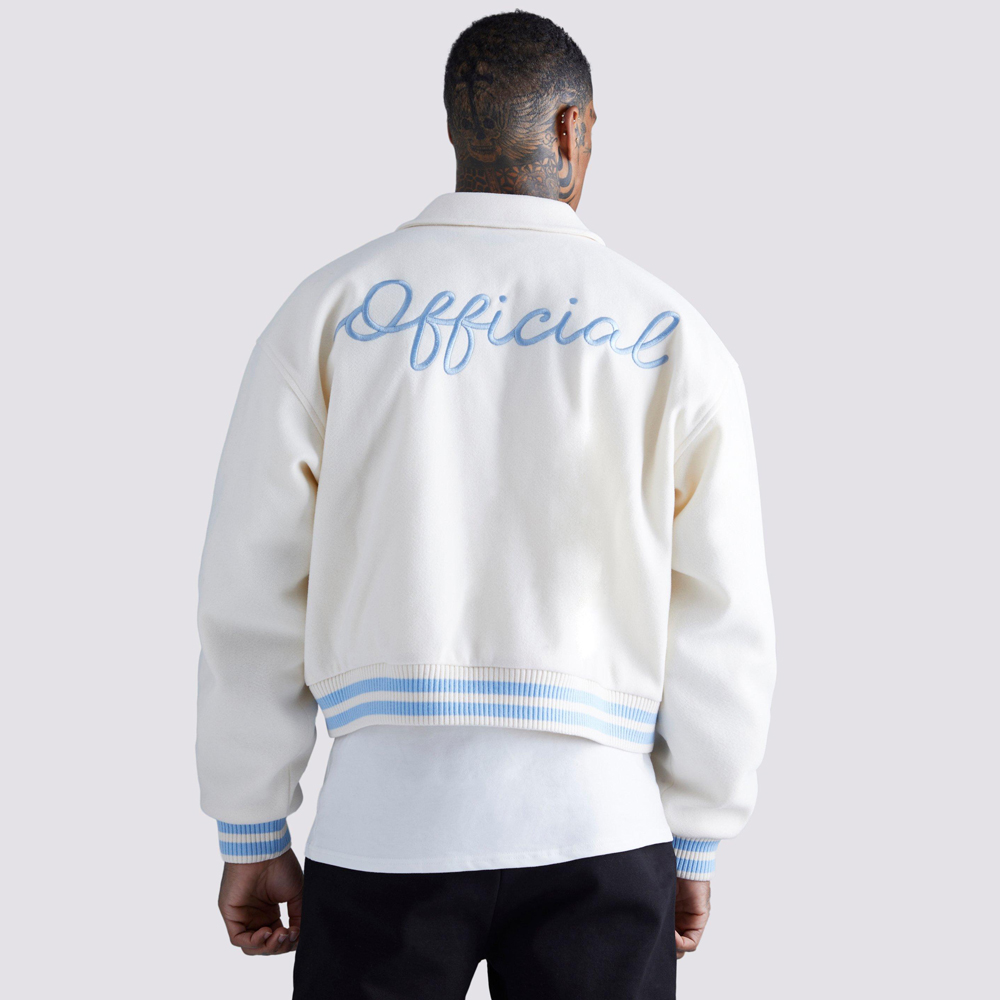 Frost Sky Collared Varsity