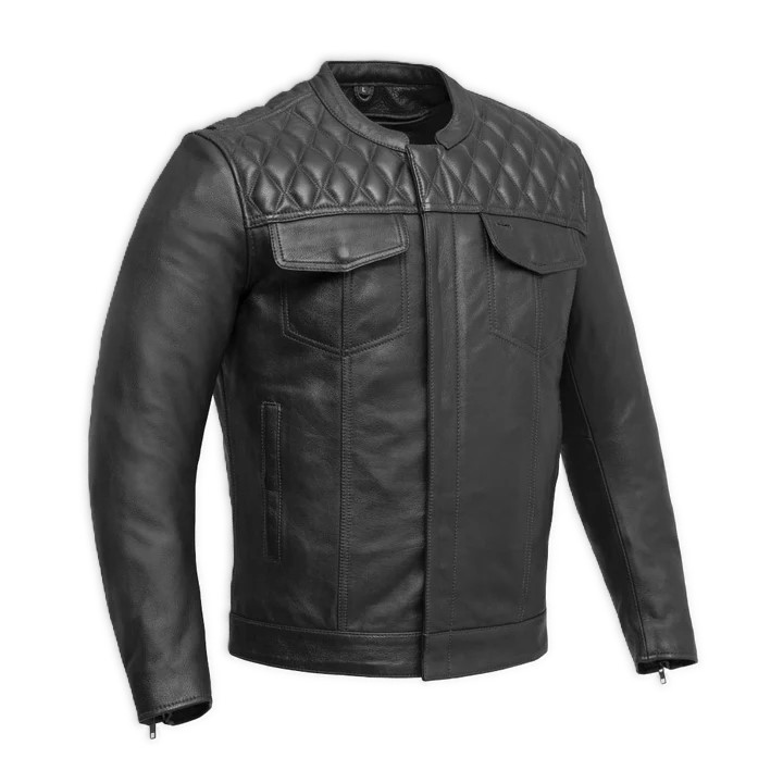 Ember Men’s Classic Leather Jacket