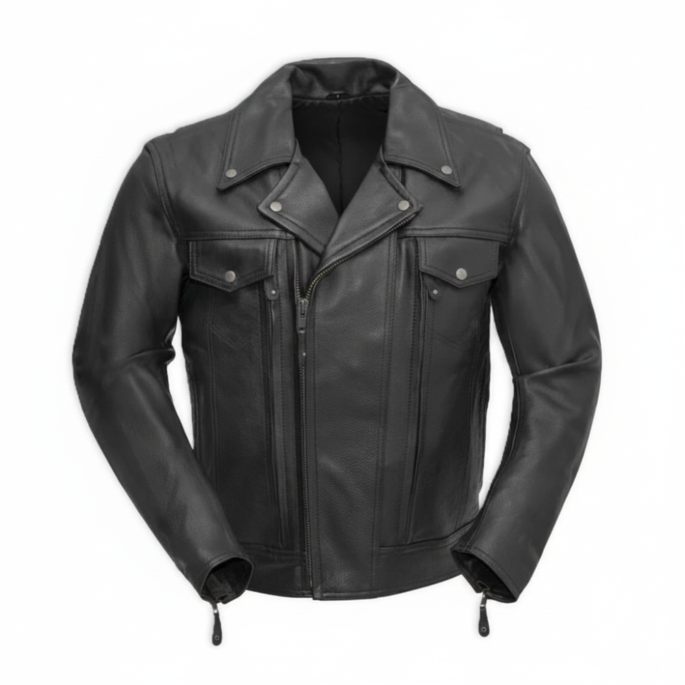 Black Raven Leather Jacket