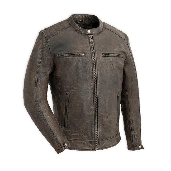 The Obsidian Iron-Wash Leather Jacket