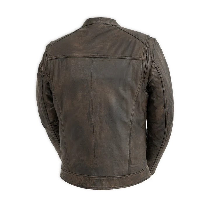 The Obsidian Iron-Wash Leather Jacket