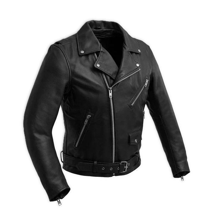 The Midnight Vanguard Biker Leather Jacket