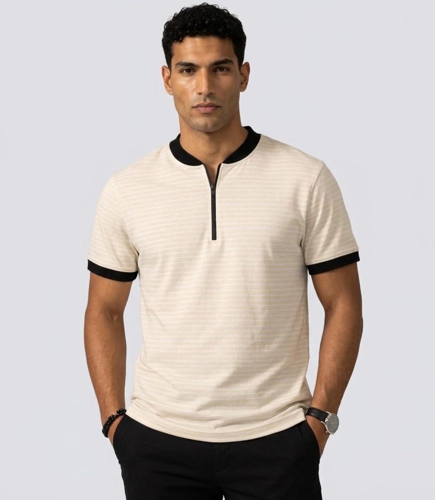 The Zenith Striped Quarter-Zip