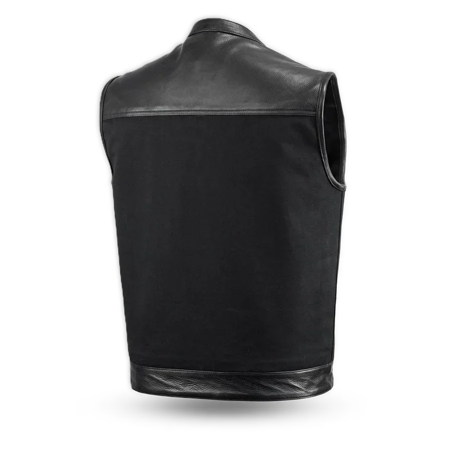 Men’s Renegade Dual-Fabric Motorcycle Vest