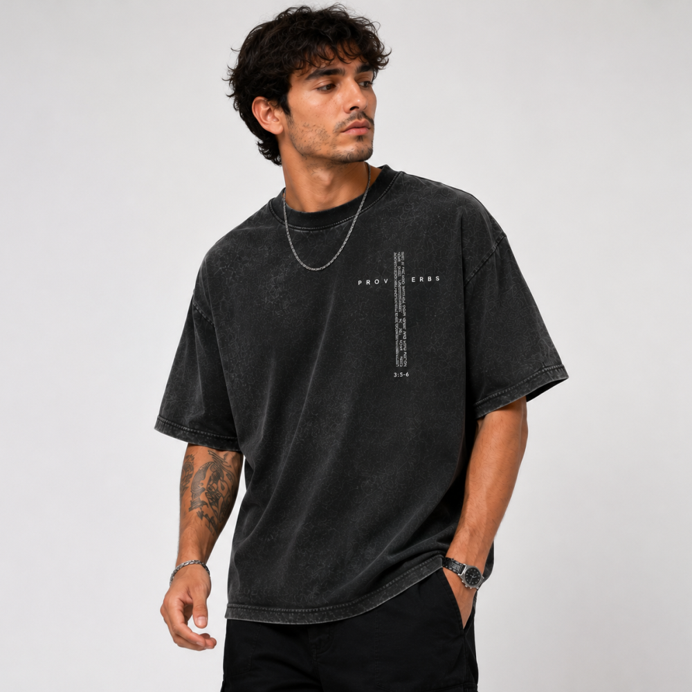 Premium Vintage Washed Graphic Oversized T-Shirt