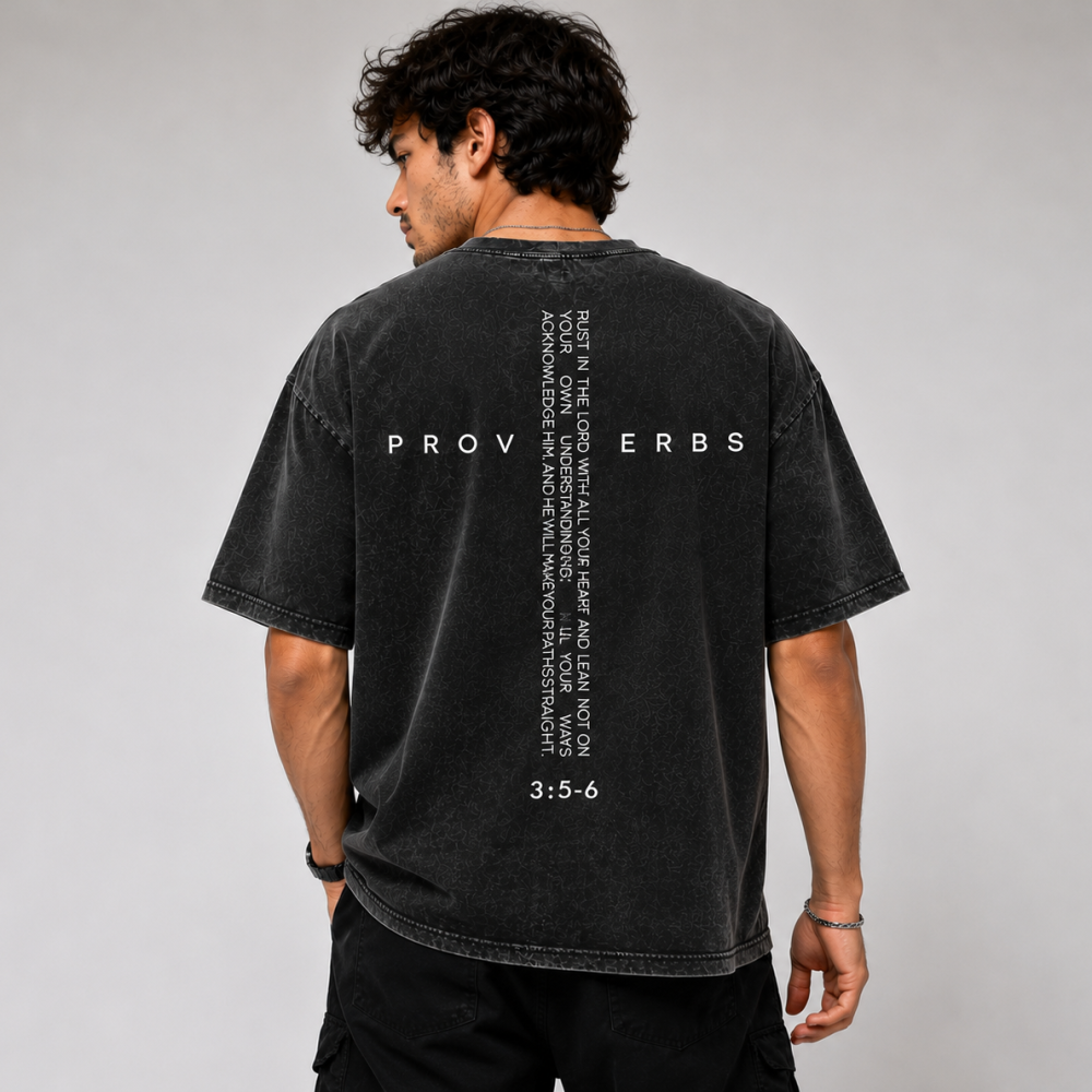 Premium Vintage Washed Graphic Oversized T-Shirt