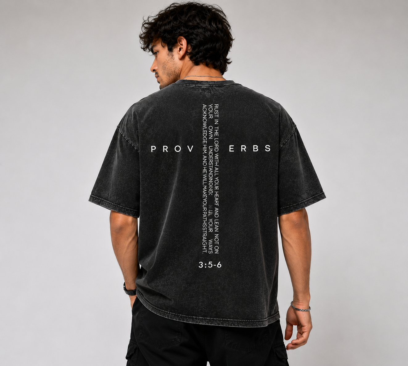 Premium Vintage Washed Graphic Oversized T-Shirt - Image 2