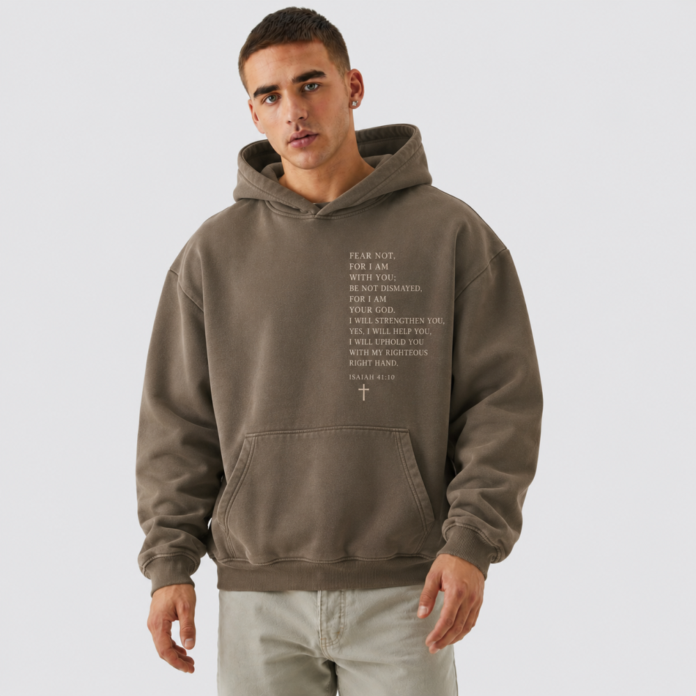 Men’s Isaiah 41:10 Christian Hoodie